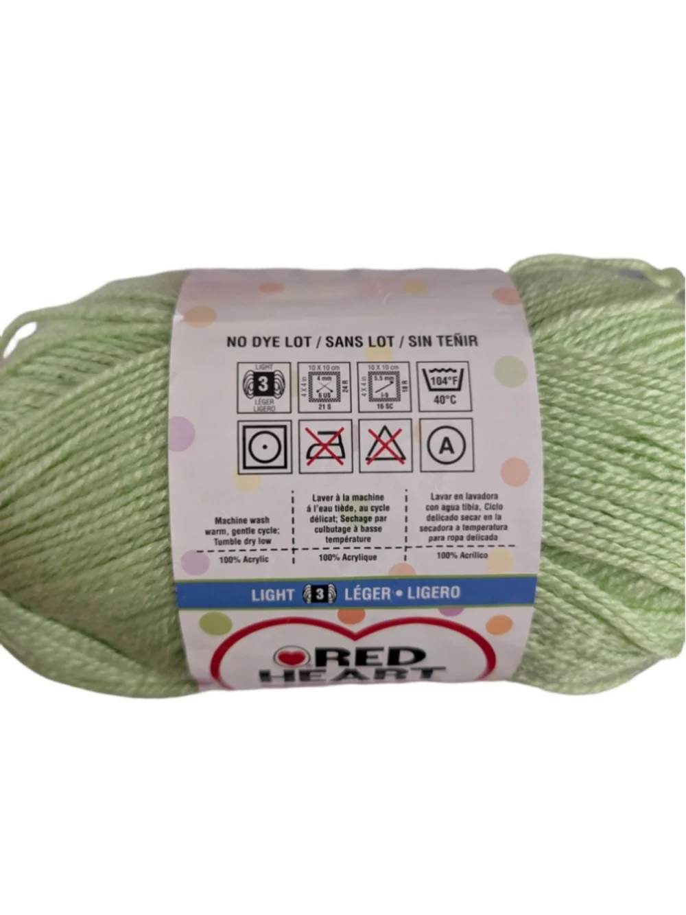 5/$25 Lot of 3 Baby Yarns (2x Lion Brand, 1x Red Heart)
